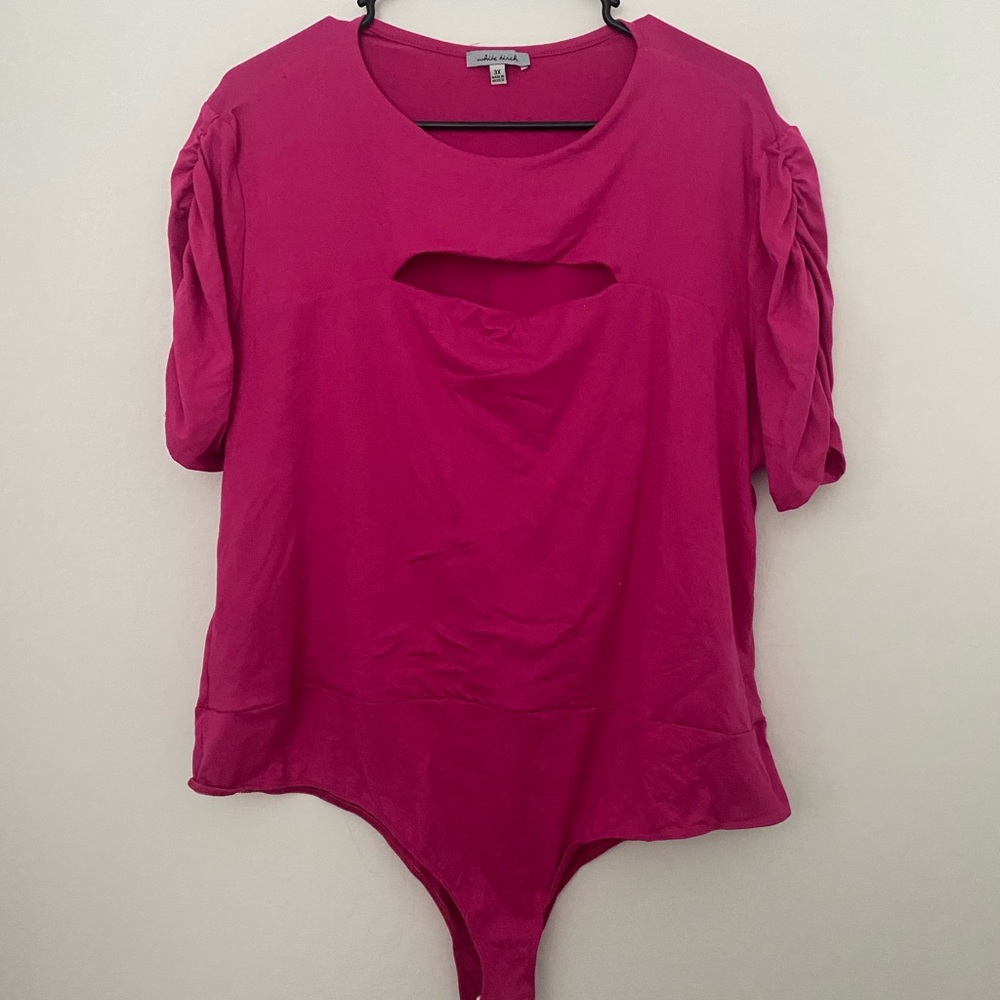 White Birch plus size bodysuit